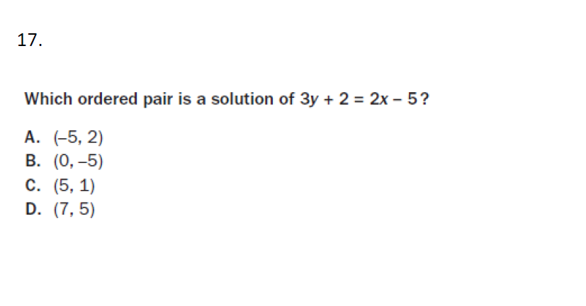 15. Two lines are graphed on this coordinate