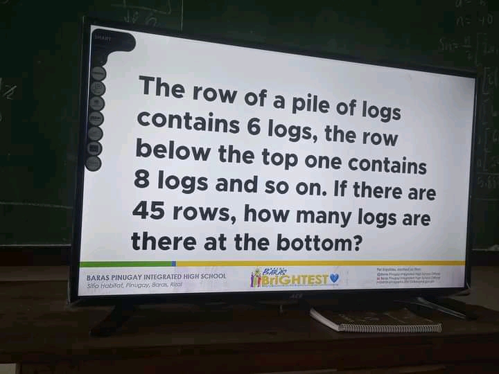 A theatre has 60 seats in the first row, 68 seats