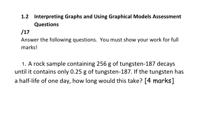 1.2 Interpreting Graphs and Using Graphical