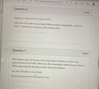 Question 1 Area (In square Population In