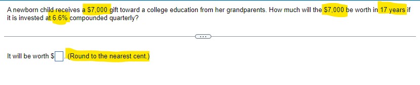 How many years will it. take for an initial