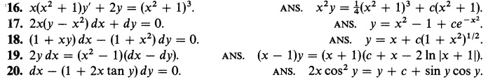 I. Show the general solution in (separation of