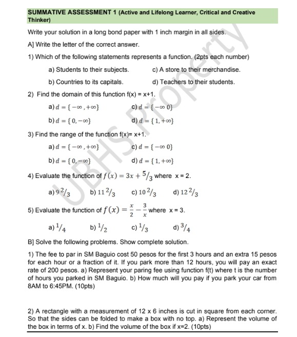 Please help me in my activity on my general