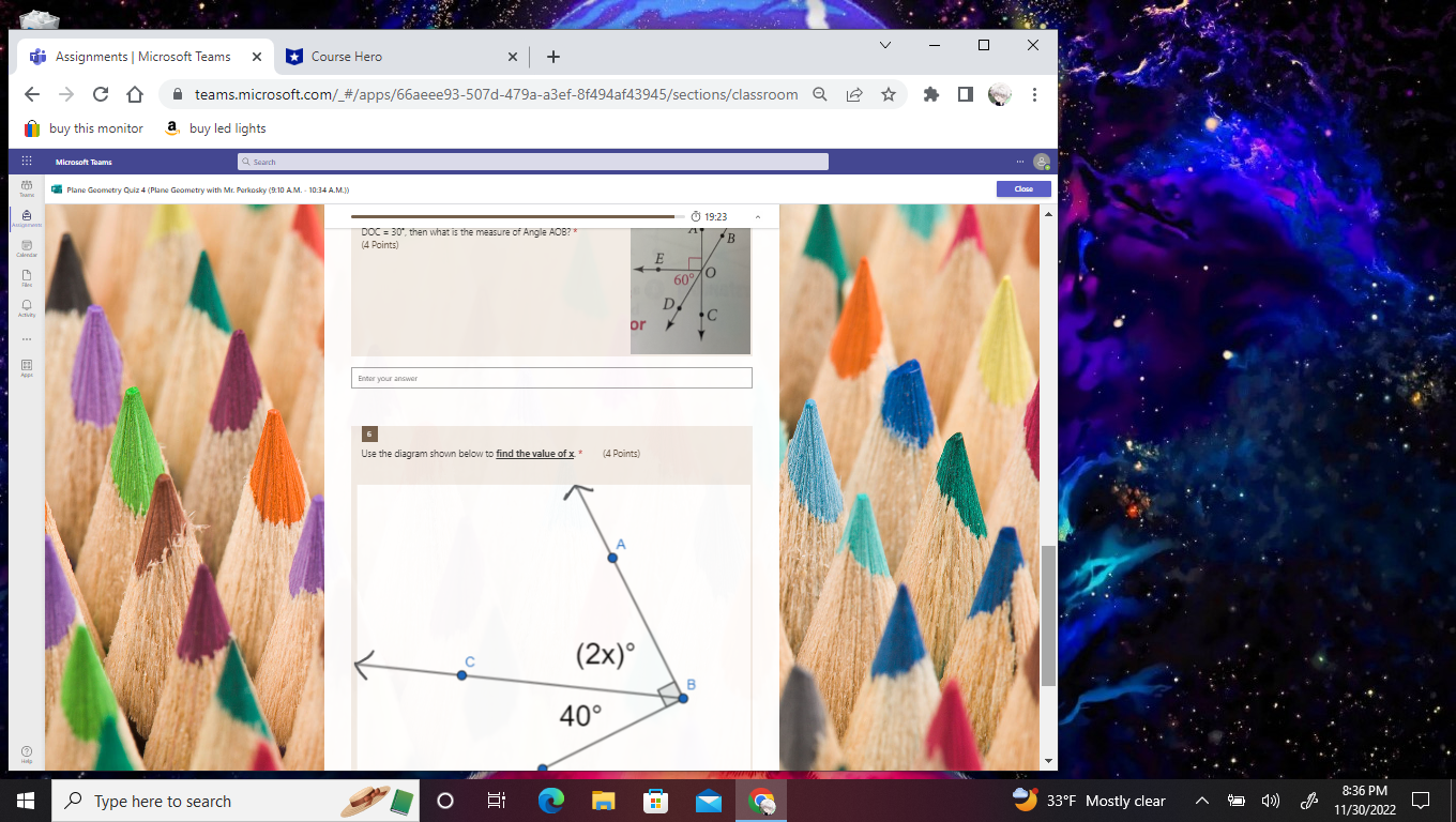 Assignments | Microsoft Teams V X Course Hero X +