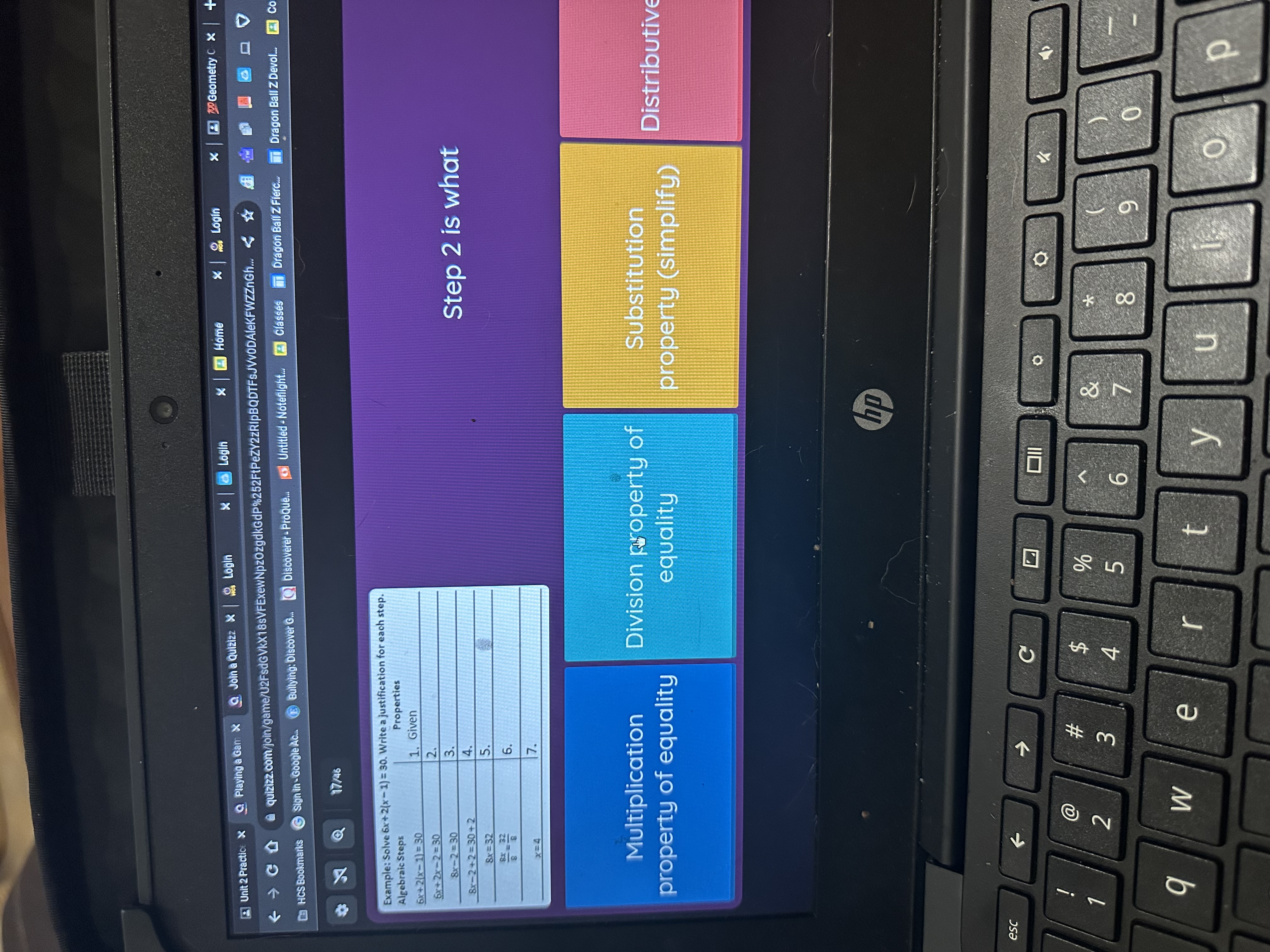 Unit 2 Practice X Q Playing a Gan X Join a