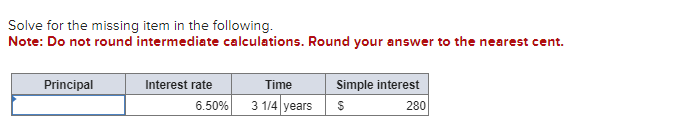 Solve for the missing item in the following.