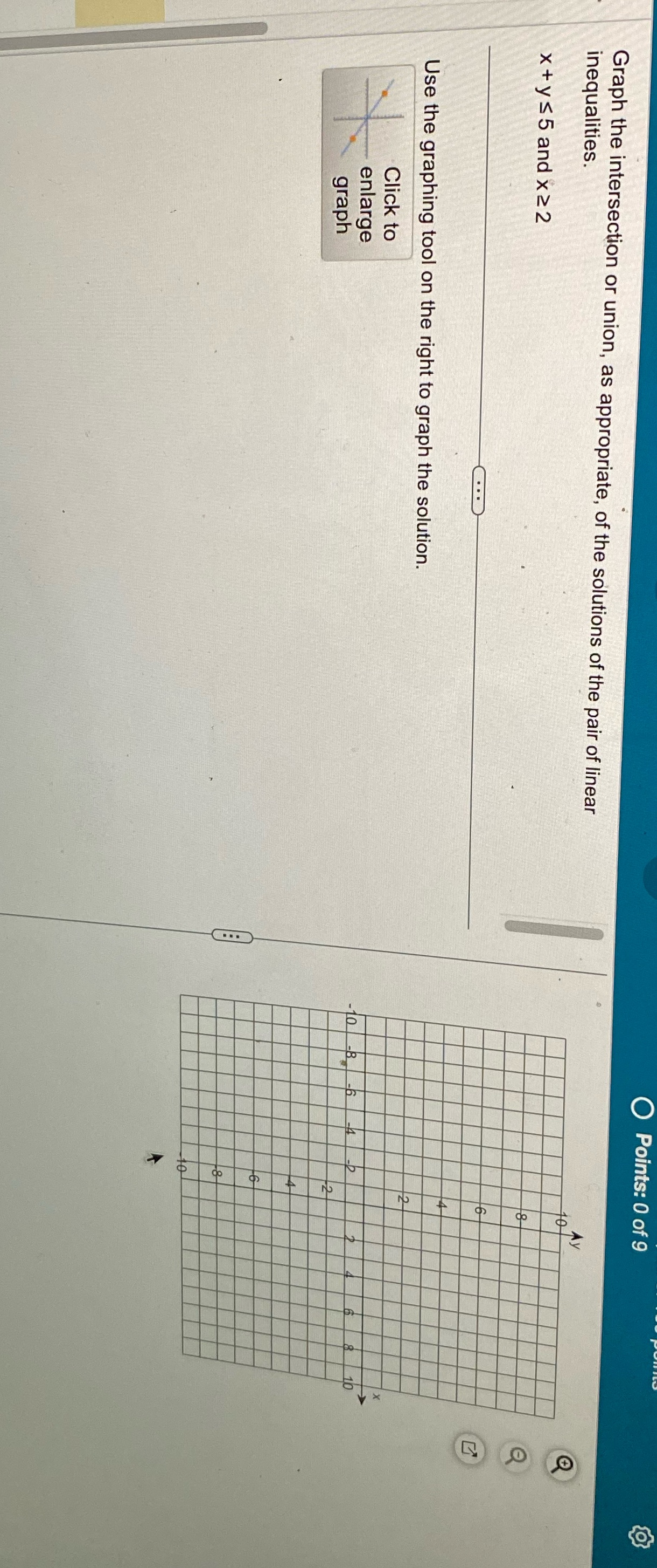 Need help graphing this as well Points: 0 of 9