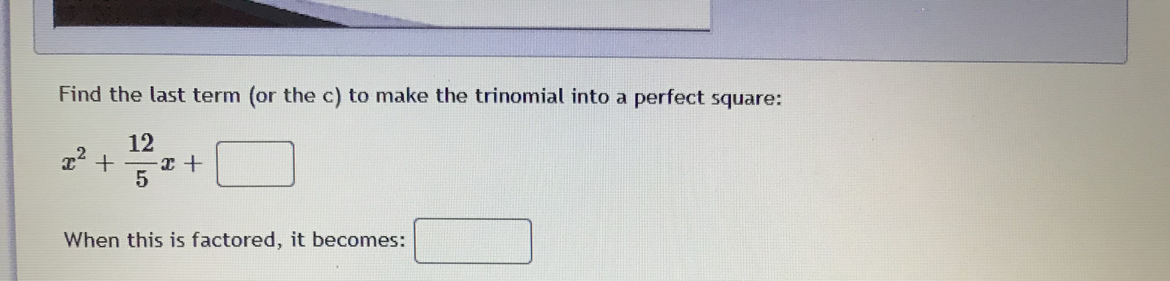 Solve by completing the square. List the