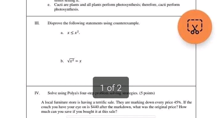 e. Cacti are plants and all plants perform
