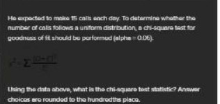 He compacted to make 15 call each day To