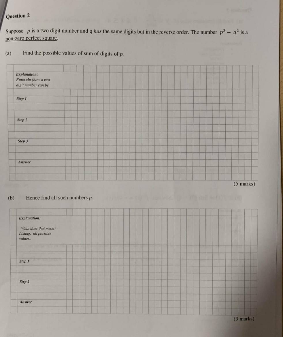 please provide the solution Question 2 Suppose p
