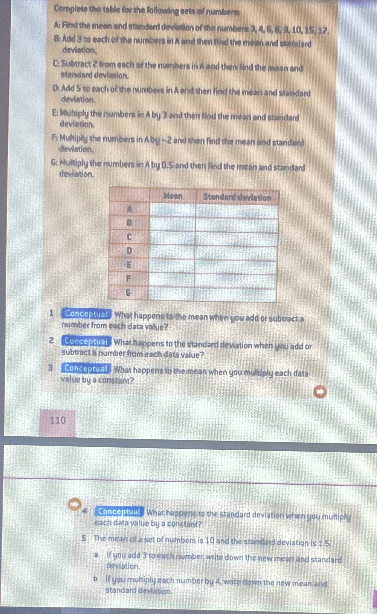 Please answer all of the questions and steps