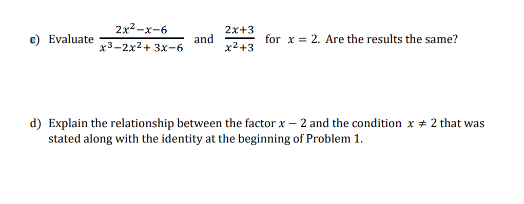 Problem 1 2x2x6 2x+3 Consider the identi = x at 2