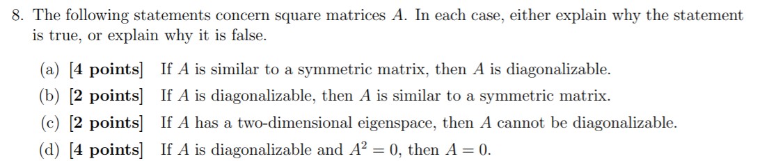 HELP IF YOU CAN 8. The following statements