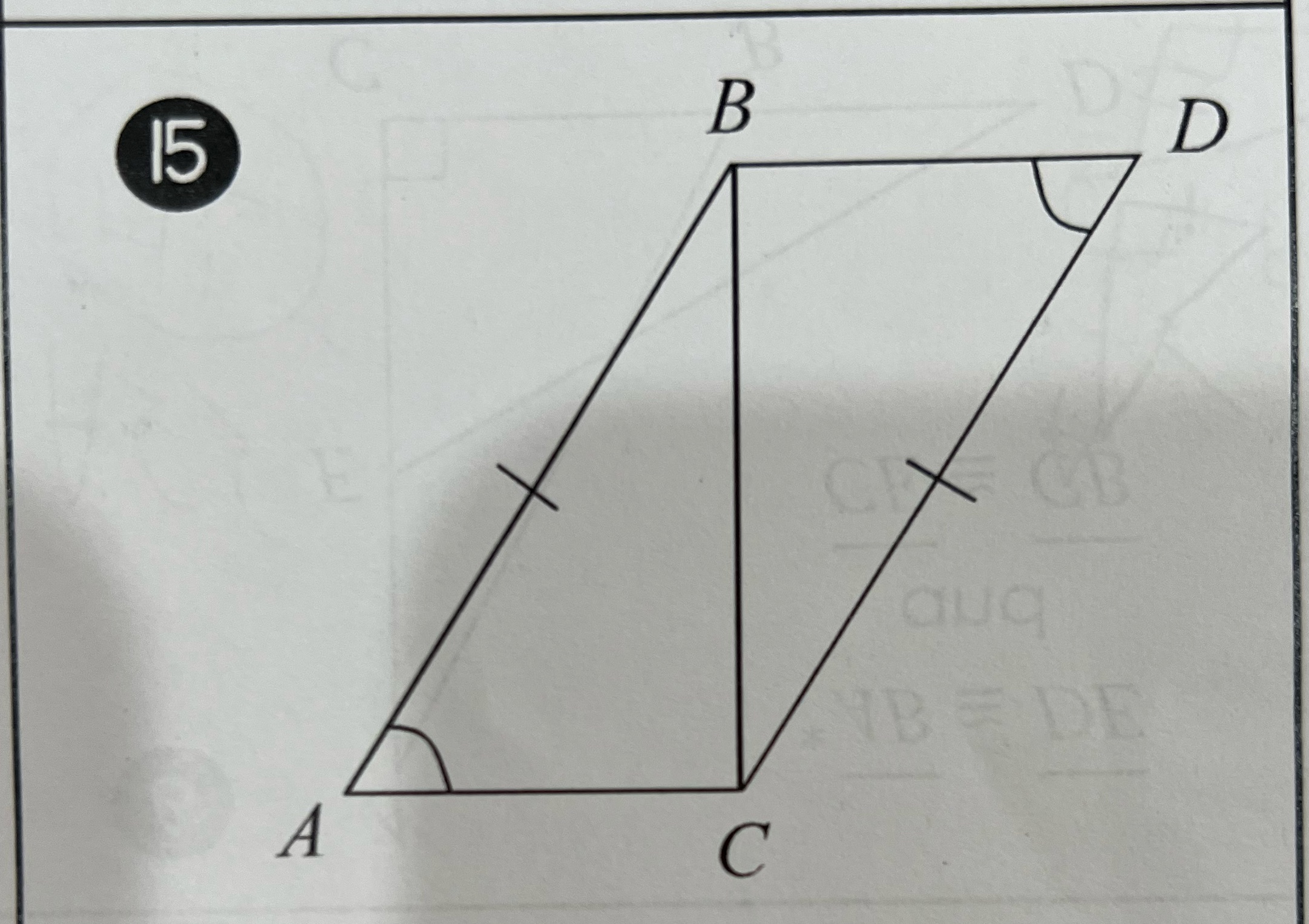 Compare the triangles and determine whether they