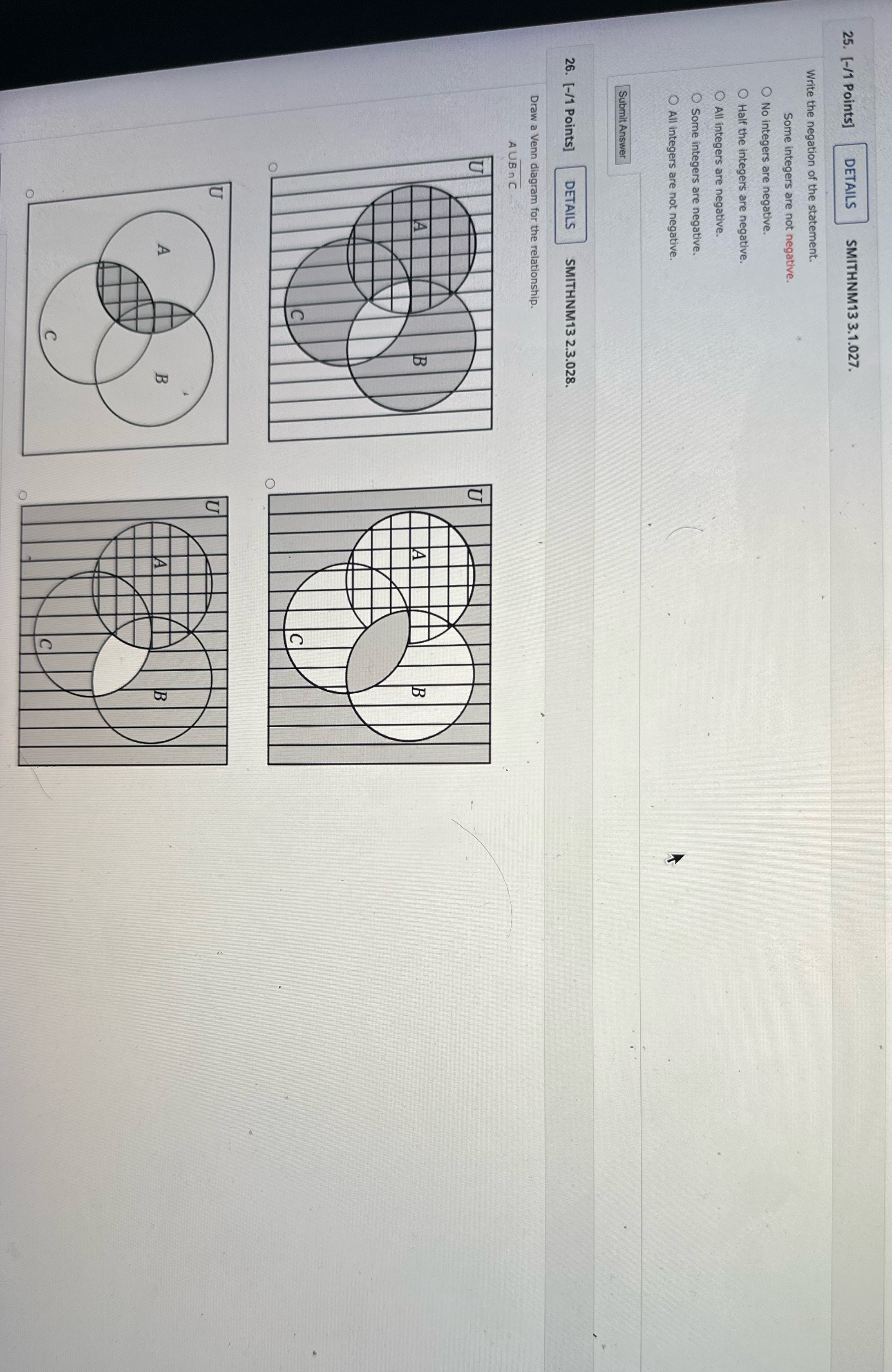 25. [-/1 Points] DETAILS SMITHNM13 3.1.027. Write