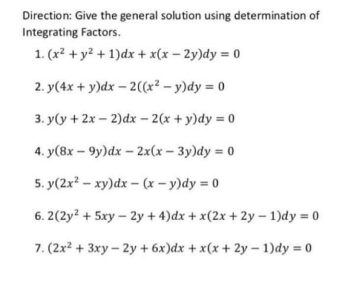 NO NEED TO ANSWER 1-3, JUST 4-7, IF THERE IS A