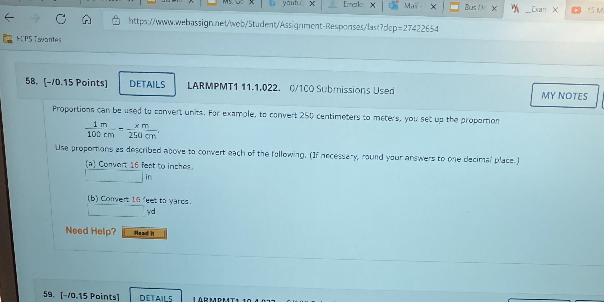 X youtul X Employ X Mail - X Bus Di X VA _Exan X