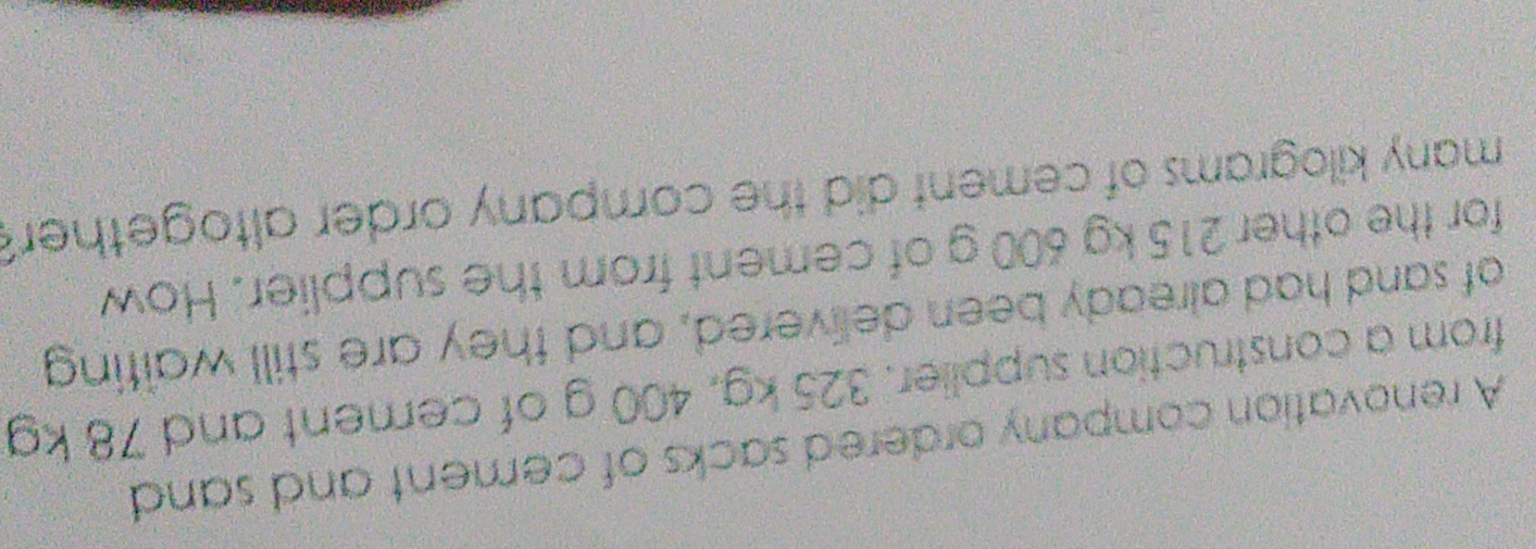 how did you solve it ? A renovation company