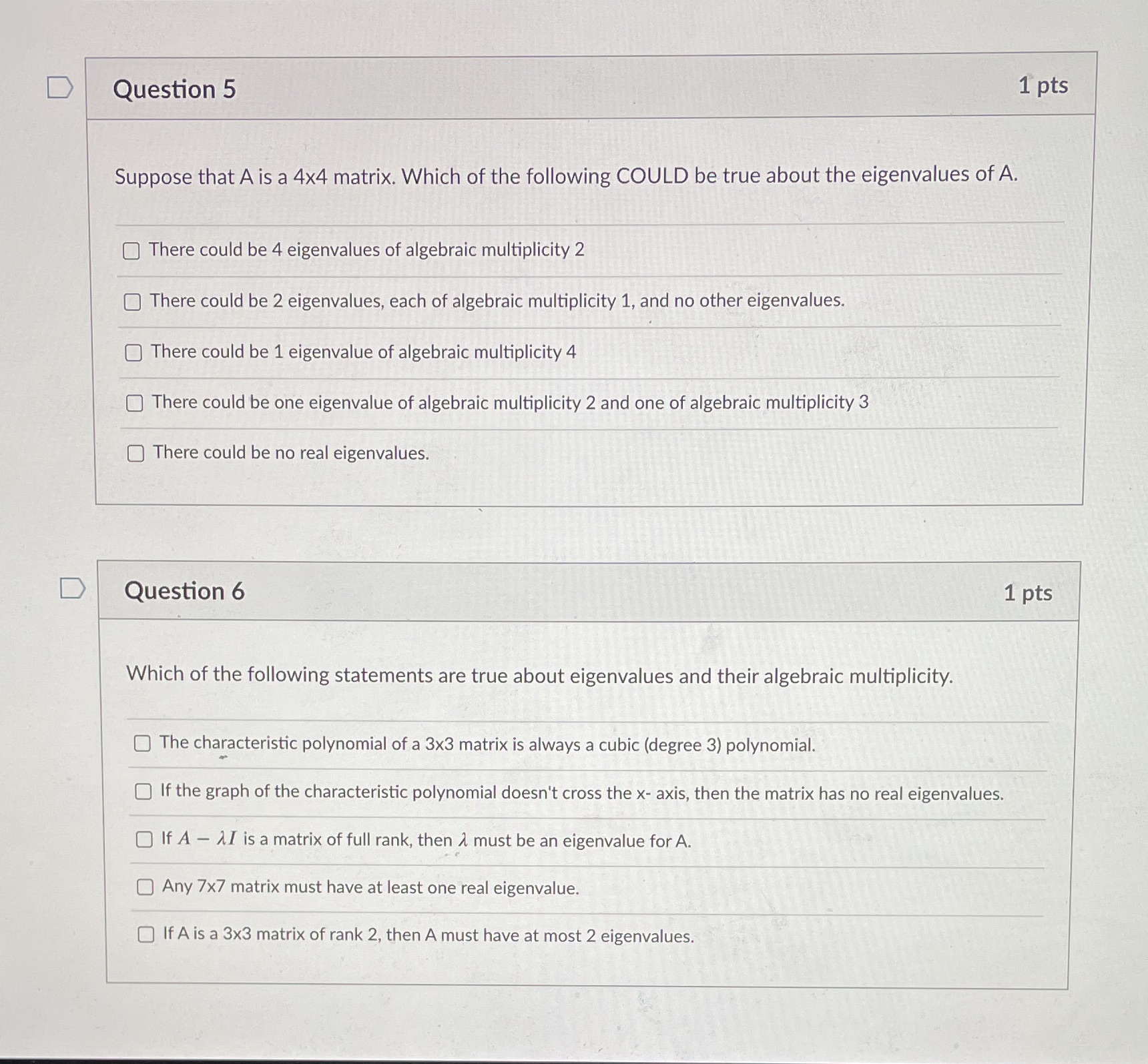 Please help me with question 5 and question 6,