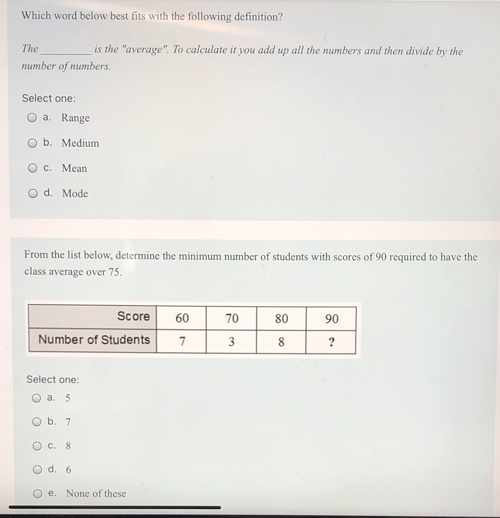 I need help with these questions Which word below