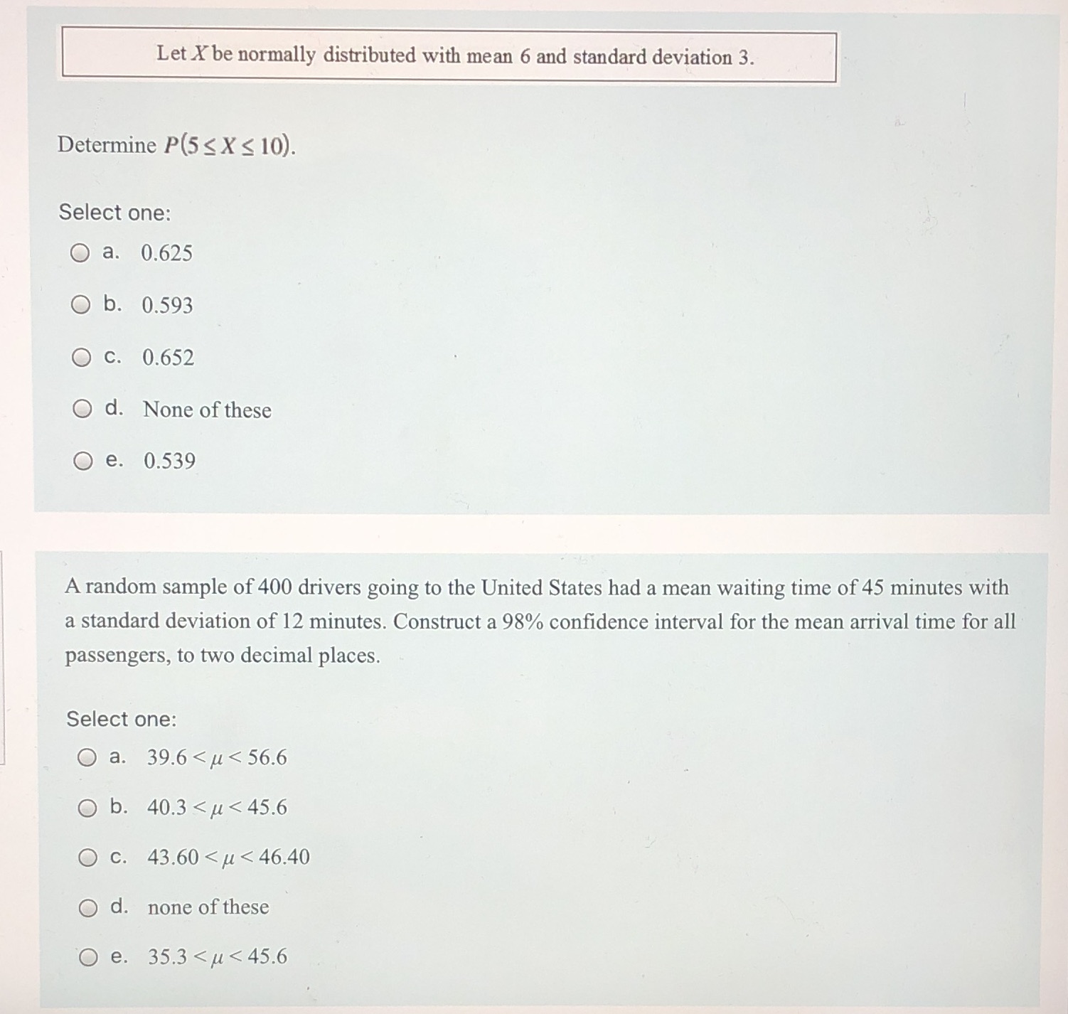 I need help with these questions Let X be