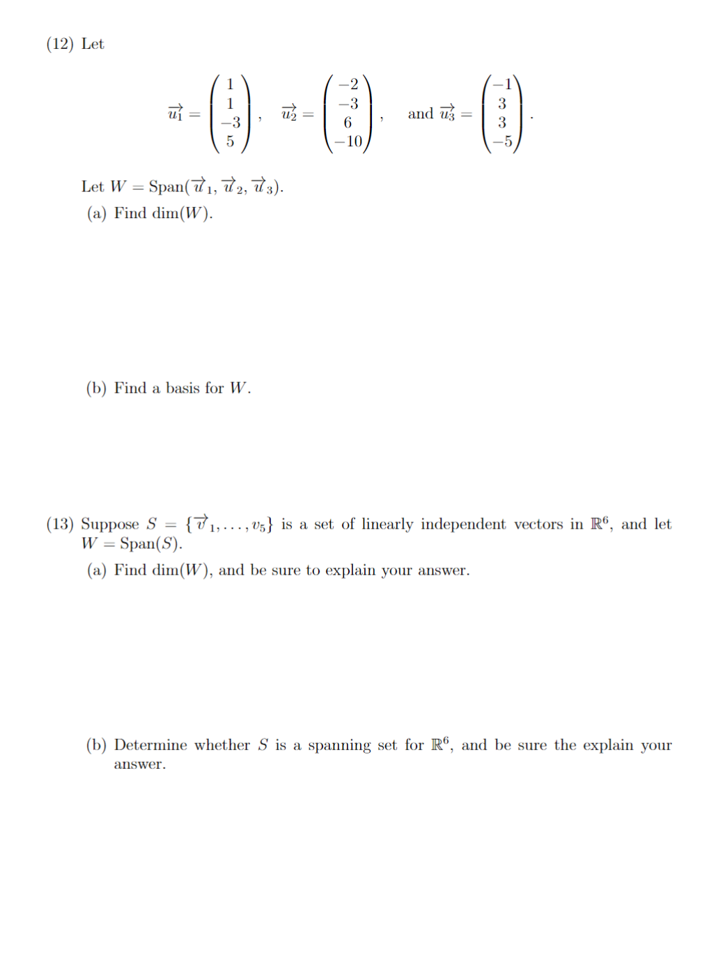 Please help solving and showing the work for the