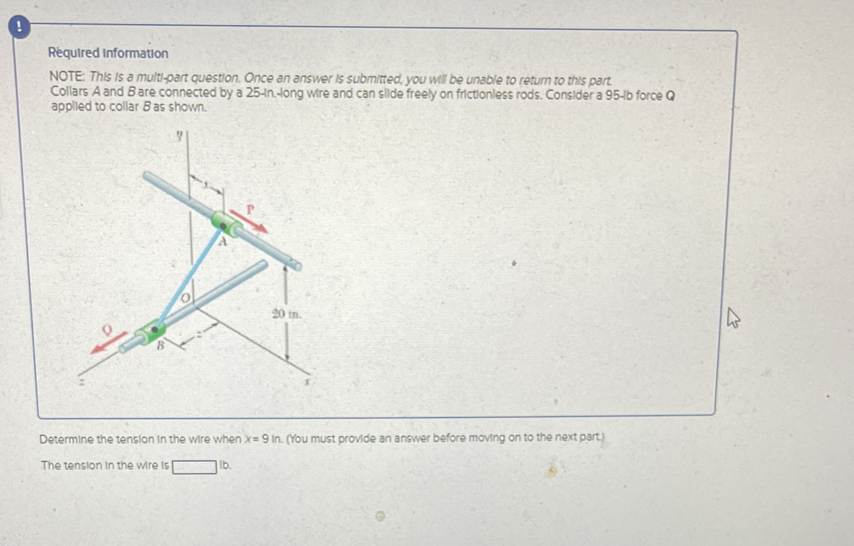 Please be clear. Required information NOTE: This