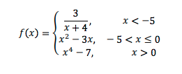 1. \f\f\f\f\f\ff(x) X - 12x + 16, for x S -7 kx +