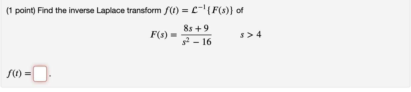 help and show work please (1 point) Find the