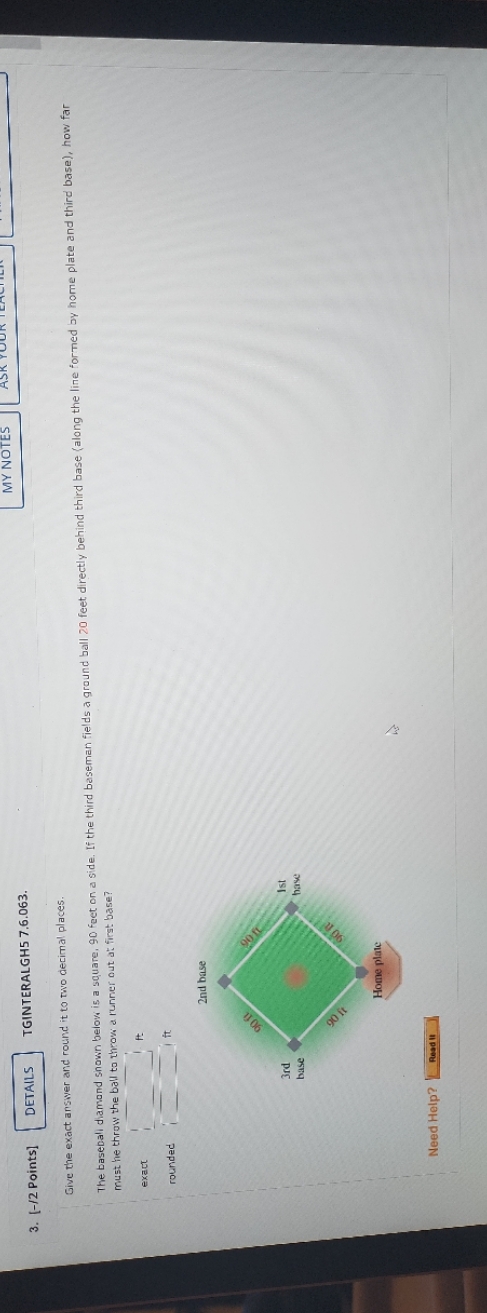 3. [-/2 Points] DETAILS TGINTERALGH5 7.6.063. MY