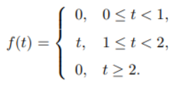 Solve this Heaviside Function: \f\f