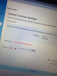 \f\fessment AdviceModular Arithmetics Please