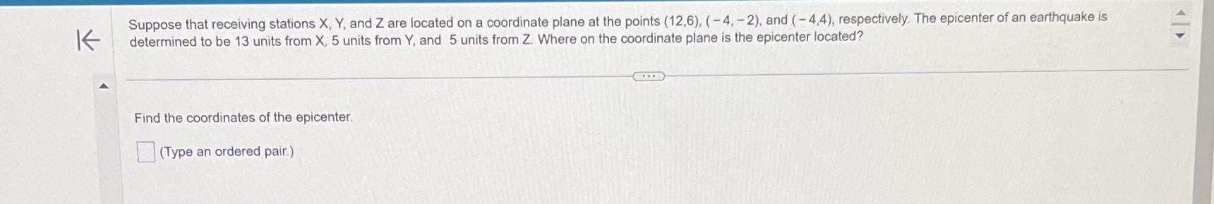 K Suppose that receiving stations X, Y, and Z are