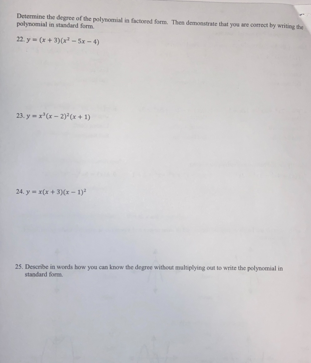 Math 3 Unit 3 Worksheet 2 Name: Graphing