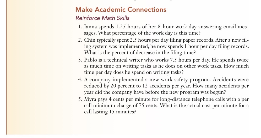 II' v' Make Academic Connections Reinforce