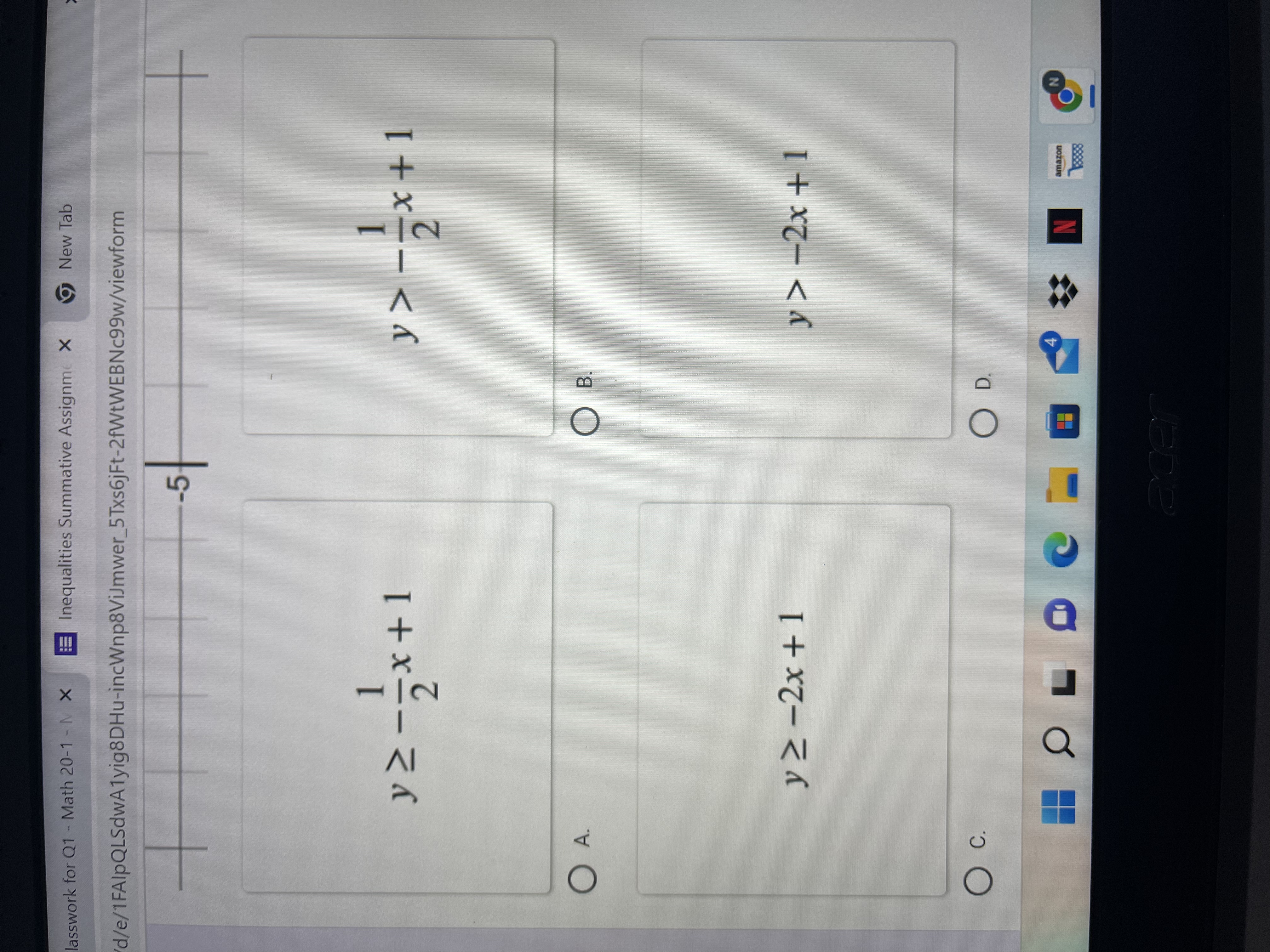 swork for Q1 - Math 20-1 - N X Inequalities