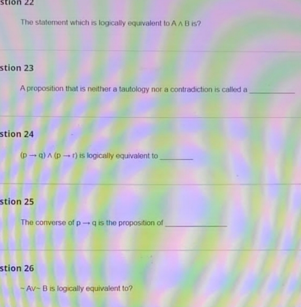 i need perfect answers for this stion 22 The