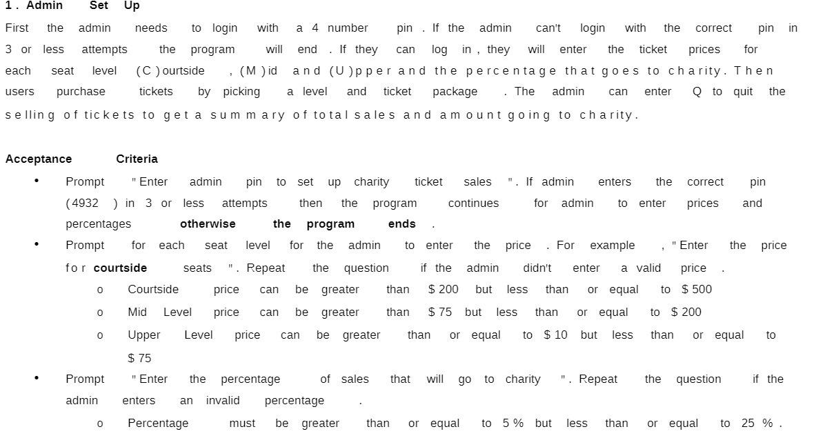 1. Admin Set Up First the admin needs to login