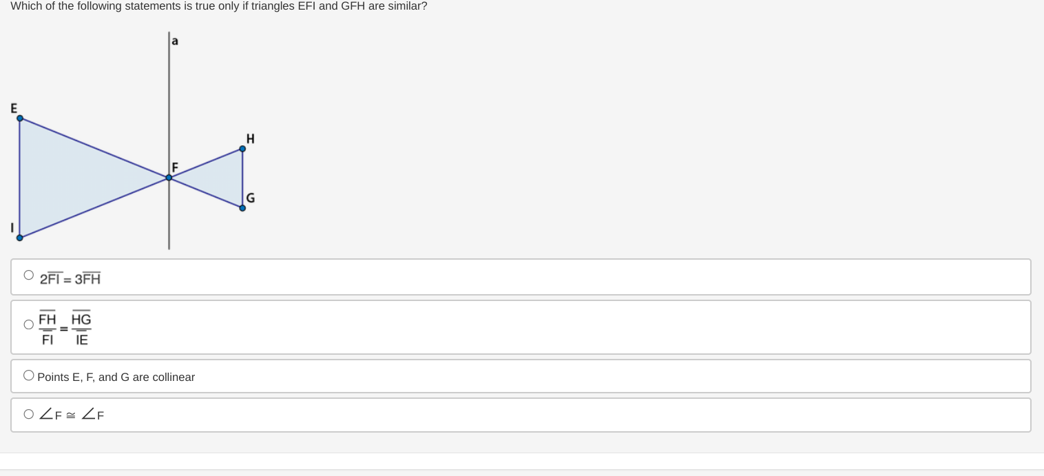 1. H E G Which set of transformations would prove