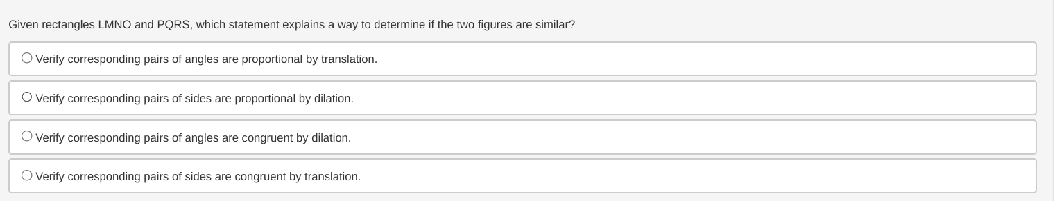 1. H E G Which set of transformations would prove