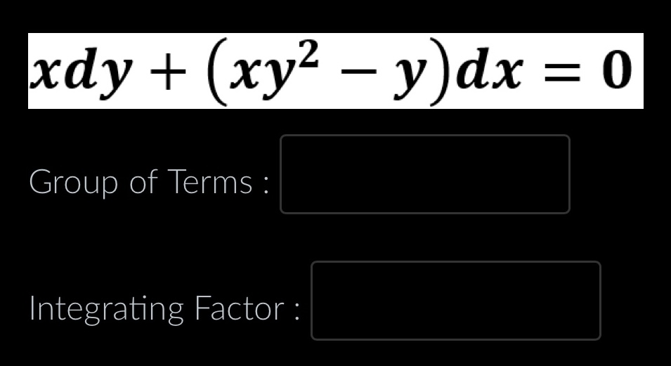 identify and PROVE if it is EXACT or INEXACT DE.