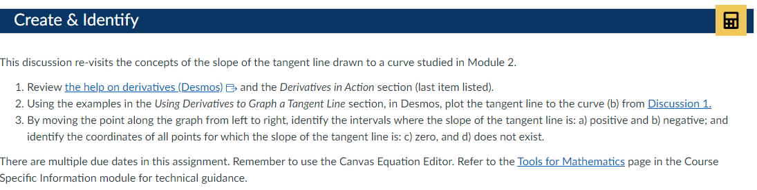 Create & Identify E I This discussion re-visits