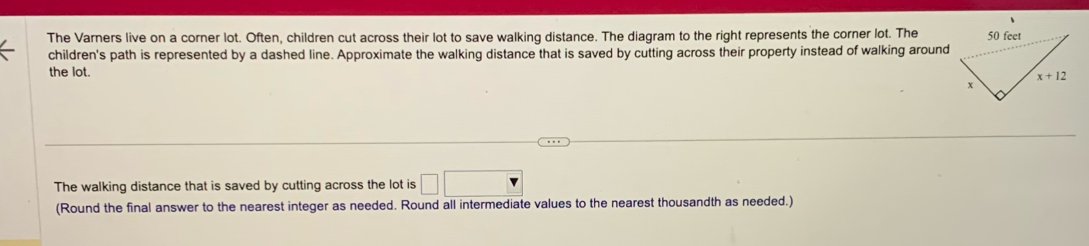 e The Vamers live on a comer lots Often, children