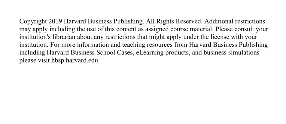 Strategy Case presentation on the below article