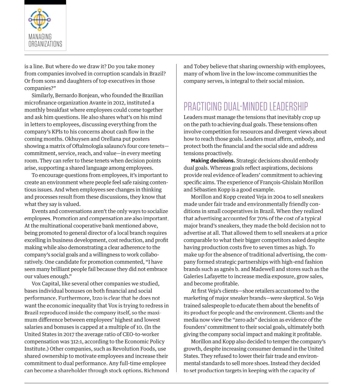 Strategy Case presentation on the below article