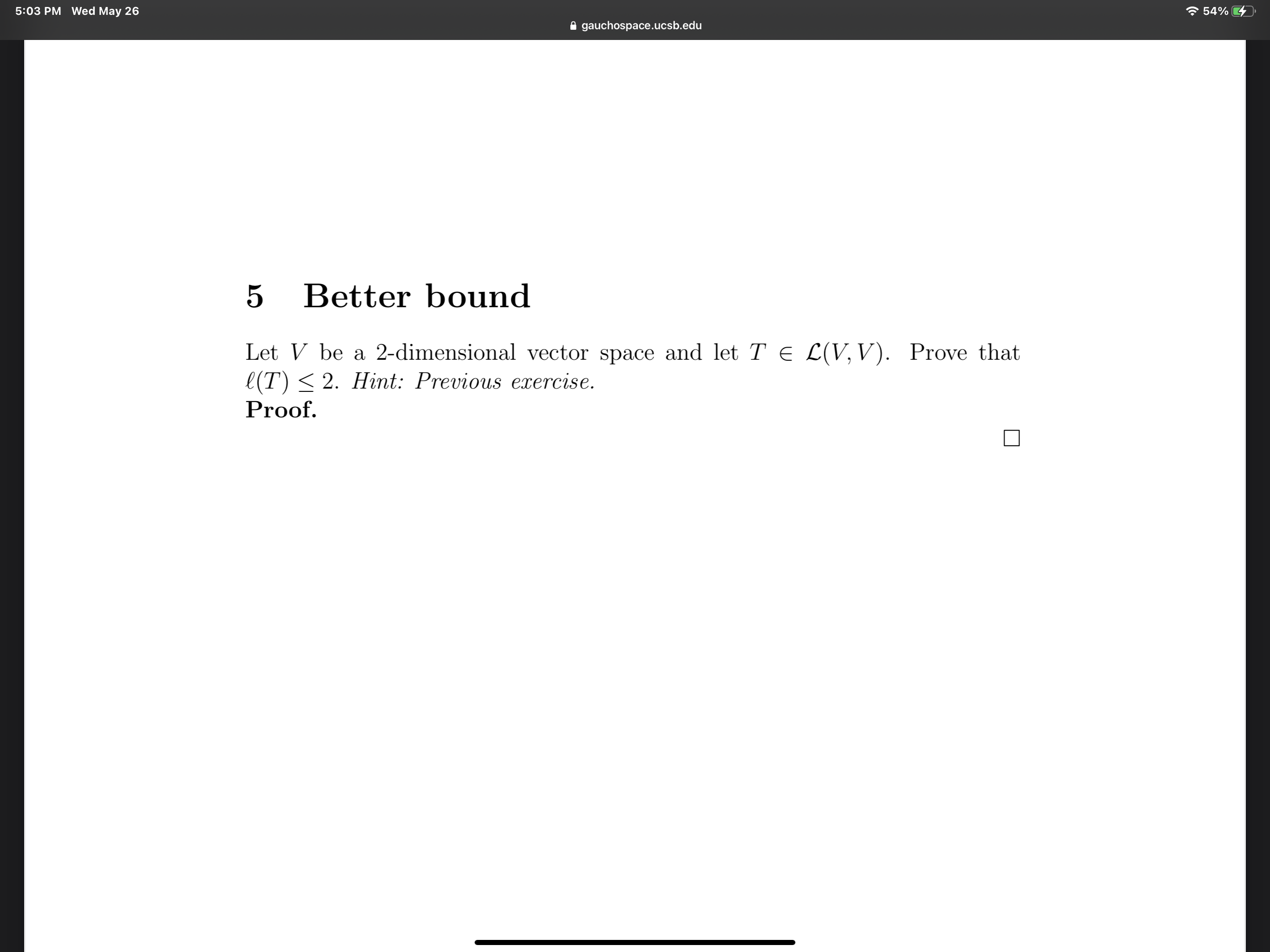 Need help with homework problem #5 shown below!