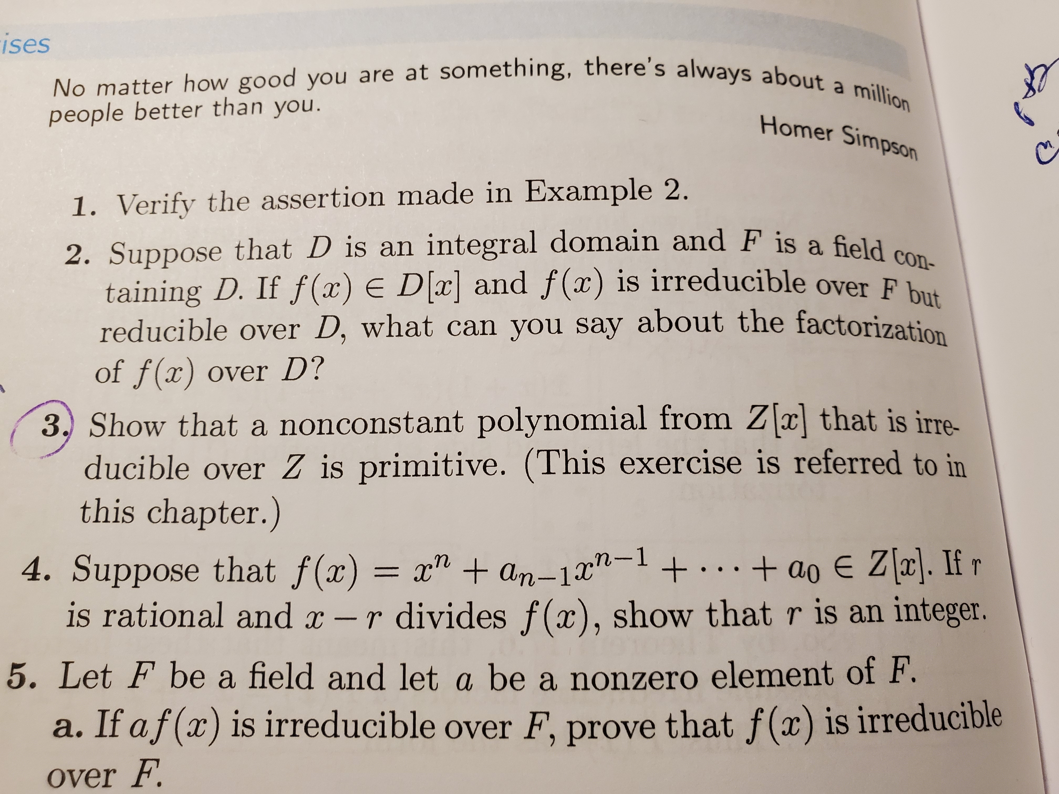 ises No matter how good you are at something,