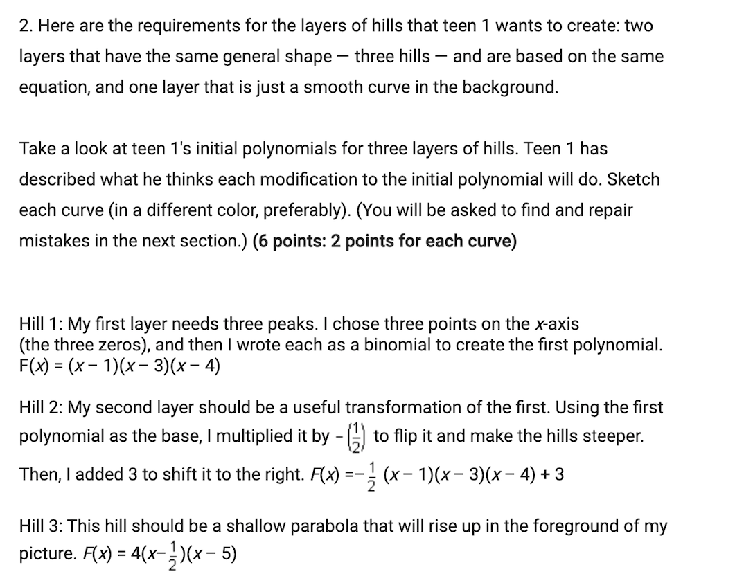 2. Here are the requirements for the layers of
