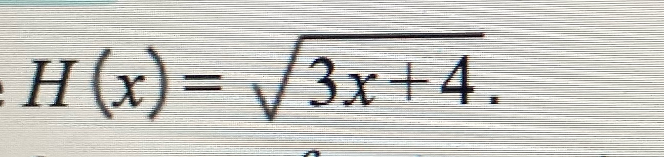 Find two functions f and g such that